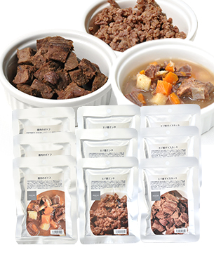 POCHI 鹿肉3種のトッピングセット