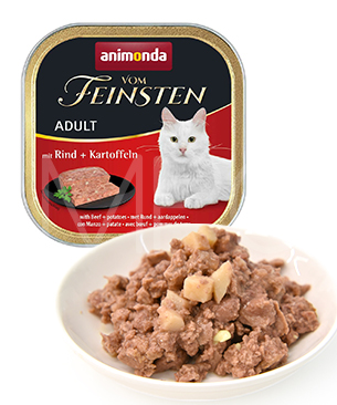 アニモンダ フォムファインステンアダルトキャット　牛肉・ポルトリー・豚肉・ポテト100g