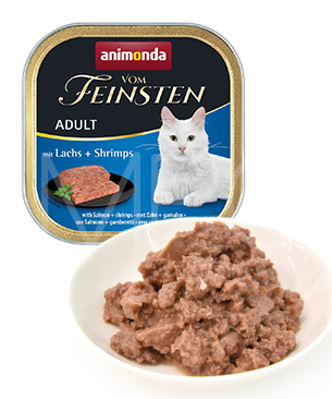 アニモンダ フォムファインステンアダルトキャット　ポルトリー・豚肉・サーモン・エビ　100g