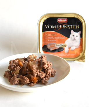 アニモンダ フォムファインステン ディッシュ アダルト 鶏・牛・ニンジン100g