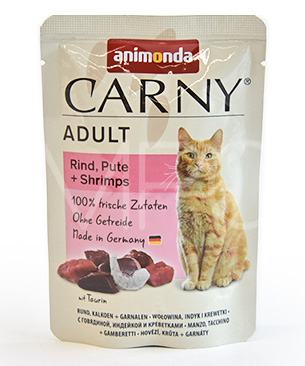 アニモンダ カーニーパウチ アダルト 牛・七面鳥・エビ 85g