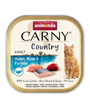 アニモンダ CAT カーニー カントリー 鶏・七面鳥・マス 100g