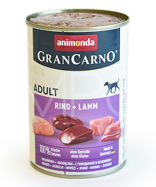 アニモンダ グランカルノ アダルト 牛肉・子羊肉400g