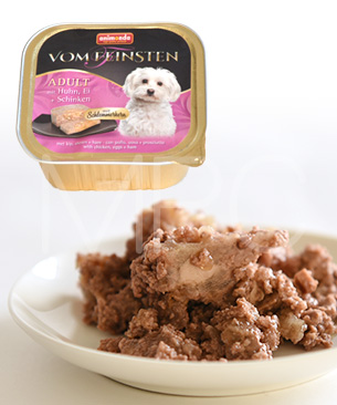 アニモンダ フォムファインステン ディッシュ アダルト 鶏・たまご・ハム150g