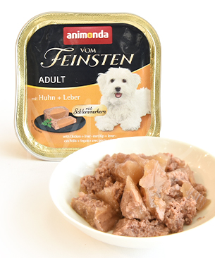 アニモンダ フォムファインステン グルメ 鶏･レバー･豚･牛 150g