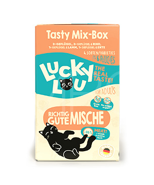 ラッキールー アダルト テイスティミックス 125g×6