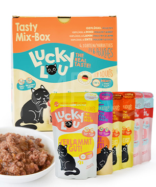 ラッキールー アダルト テイスティミックス 125g×6