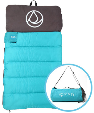 ポータブルベッド　ブルー