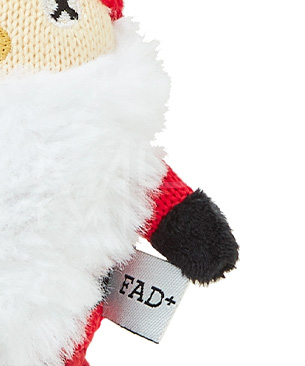 FAD 【数量限定品】 プラッシュトイ･ウィズロープ ホリデー サンタ M