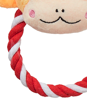 FAD 【数量限定品】 プラッシュトイ･ウィズロープ リング サル