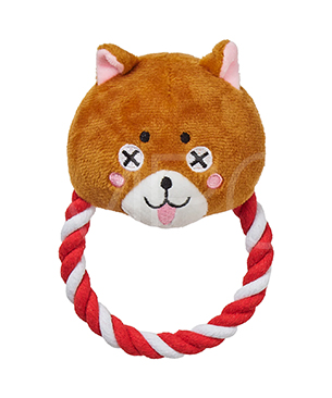 FAD 【数量限定品】 プラッシュトイ･ウィズロープ リング イヌ