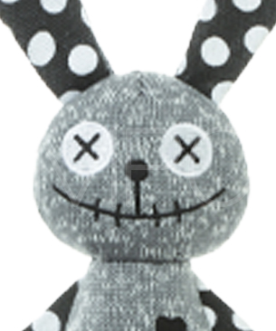 FAD【数量限定品】アニマルプラッシュトイ　ドット　ラビット