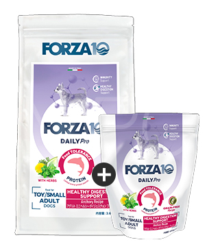 フォルツァ10【数量限定品】DOG デイリープロ アダルトミニ ヘルシーダイジェスチョン 3.6kg+600g