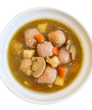 J&C プレミアムパウチ ミートボールと野菜のヤギミルク煮込み チキン 100g