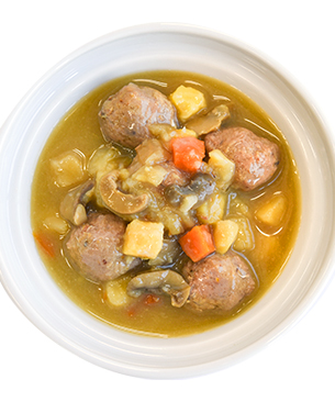 J&C プレミアムパウチ ミートボールと野菜のヤギミルク煮込み イワシ 100g