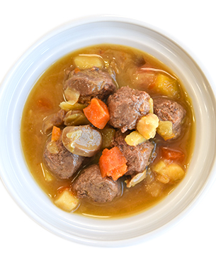 J&C プレミアムパウチ ミートボールと野菜のヤギミルク煮込み ビーフ 100g