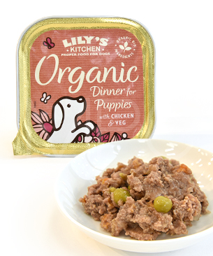 リリーズキッチン 子犬用 オーガニックディナー・ドッグ 150g