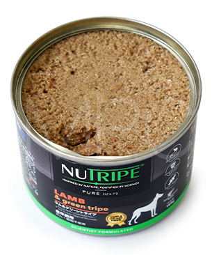 ニュートライプ DOG ピュア ラム&グリーントライプ缶 185g