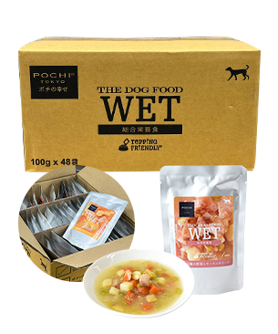 POCHI ザ・ドッグフード ウェット 5種の野菜とサーモンのスープ 100g×48