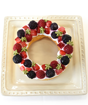 POCHI 【季節限定品】 シュークリームリース ◆クール便(冷凍)◆