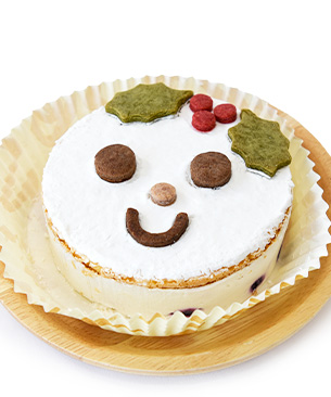 POCHI 【季節限定品】 雪だるまのクリームチーズケーキ 130g ◆クール便(冷凍)◆