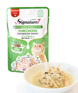 シグネチャー7 CAT パウチ 【水】 ピュアチキン 50g