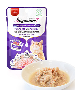 シグネチャー7 CAT パウチ 【土】 チキン&かにかま 50g