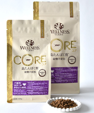 ウェルネス コア 穀物不使用 子猫用 骨抜き七面鳥(400g)