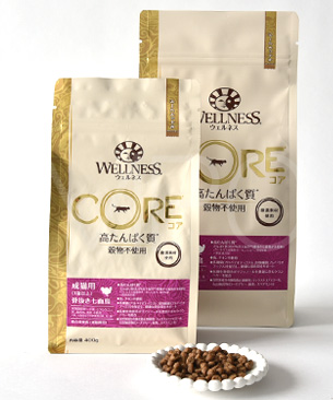 ウェルネス コア 穀物不使用 成猫用 骨抜き七面鳥(800g)