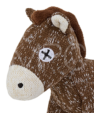 FAD【数量限定品】干支プラッシュトイ ホース ブラウン ワイド S