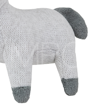 FAD【数量限定品】干支プラッシュトイ ホース グレー ワイド S