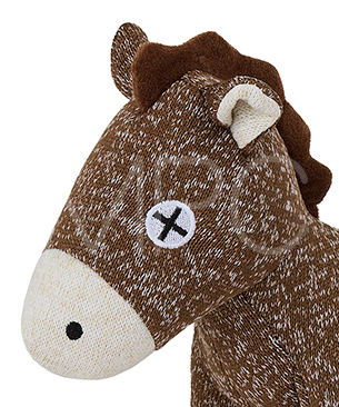 FAD【数量限定品】干支プラッシュトイ ホース ブラウン ワイド L