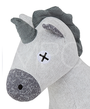 FAD【数量限定品】干支プラッシュトイ ホース グレー ワイド L