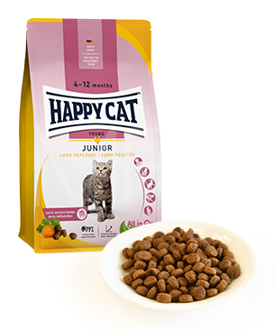 ハッピーキャット ヤング ジュニア ファームポルトリー (平飼いチキン)(300g)