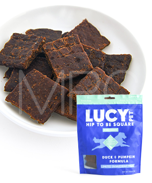 ルーシーペット DOG ヒップトゥービースクエア ドッグトリーツ ダック＆パンプキン 170g