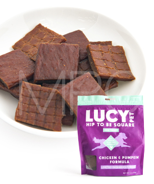 ルーシーペット DOG ヒップトゥービースクエア ドッグトリーツ チキン＆パンプキン 170g