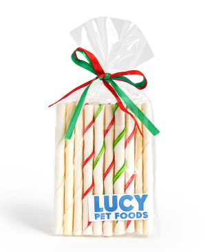 ルーシーペット【クリスマス増量】チューイングロールスティック 20本入