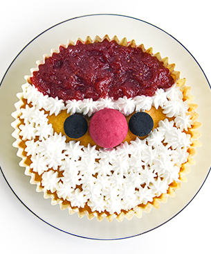 POCHI【季節限定品】サンタのデコレーションケーキ◆クール便(冷凍)◆