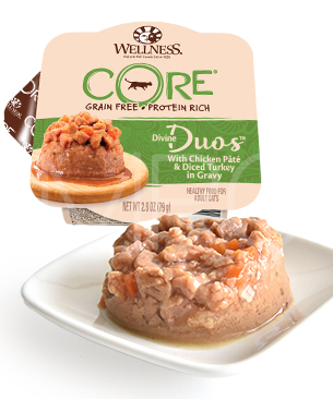 ウェルネス コア ディバインデュオ チキンパテ&角切りターキー-79g