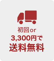 初回or3300円以上 送料無料