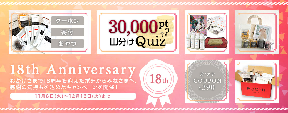 18th記念創業祭キャンペーン