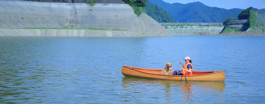 【＃大きな犬と】ムーミンバレーパークを散策＆カヌーで名栗湖を水上散歩（埼玉県飯能市）