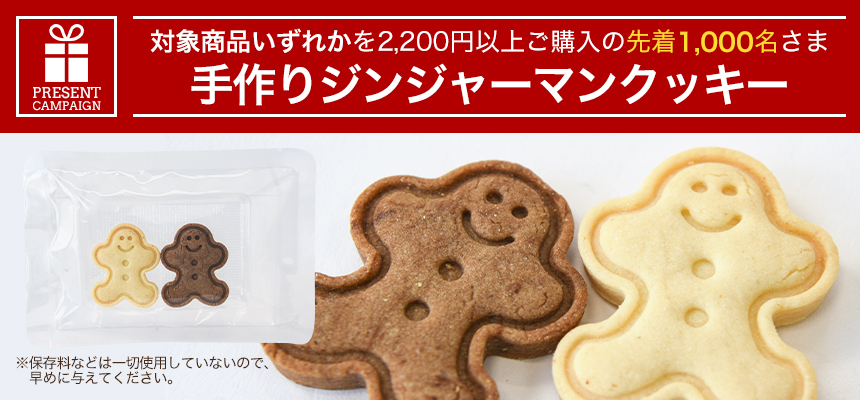 ジンジャーマンクッキープレゼント品