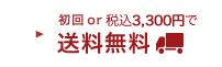 初回or2,500円以上 送料無料