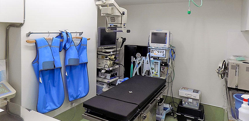1.5次診療施設として充実した医療機器をそろえる、アーツ人形町動物病院
