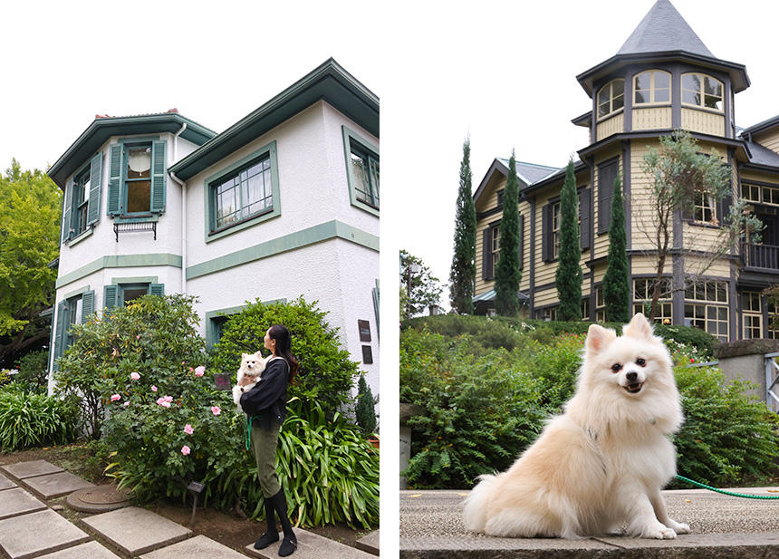 山手イタリア山庭園内にたたずむ趣の異なる２つの西洋館で、思い出の一枚を