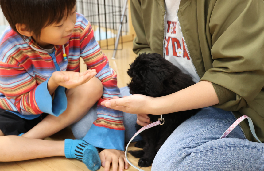 お子さんも楽しみながら参加していました