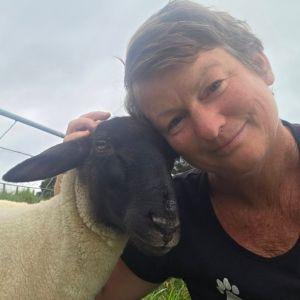 オーナーのベッキーさん。ライフスタイルファーマーでもあります