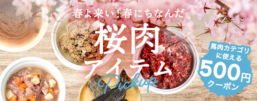 馬肉カテゴリ500円クーポン