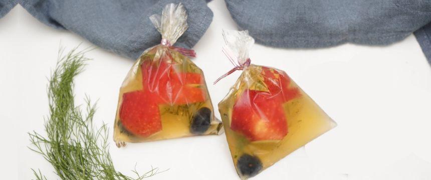 おうち縁日！夏祭りの定番メニューアレンジ！ ＃夏らしさ全開！金魚すくい風ゼリー